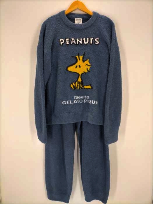 Gelato Pique Homme(ジェラートピケオム) 21AW  ジャガードプルオーバー  ジャガードパンツ メンズ  L