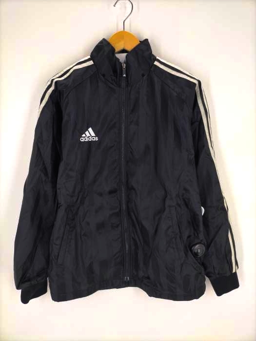 アディダス adidas 90S 万国旗タグ ストライプ柄 ナイロントラックジャケット ナイロンパンツ メンズ  L