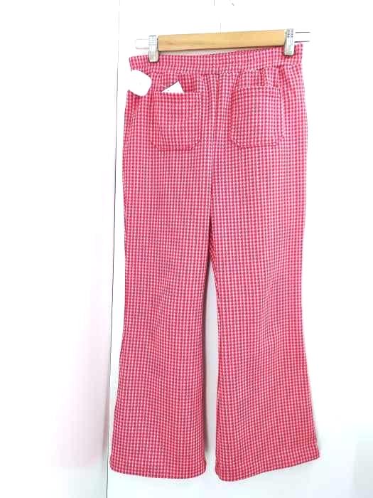 チャイルドウーマン CHILD WOMAN ギンガムJAQ フレアパンツ レディース JPN：36