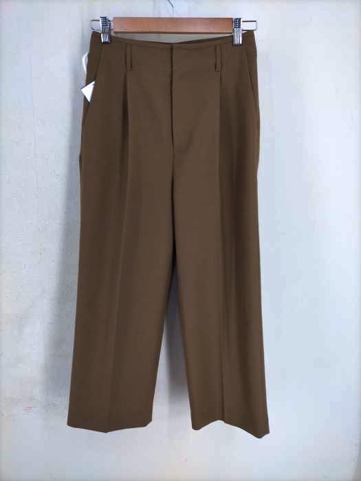 ユナイテッドアローズグリーンレーベルリラクシング UNITED ARROWS green label relaxing シャンブレー クロップドパンツ レディース JPN：38