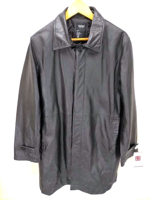 ユーズドフルギ USED古着 {{SAFARI HOMME}} ラムレザーコート メンズ JPN：L