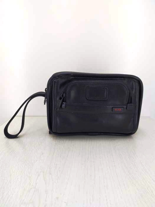 トゥミ TUMI ALPHA LEATHER トラベルポーチ メンズ 表記無