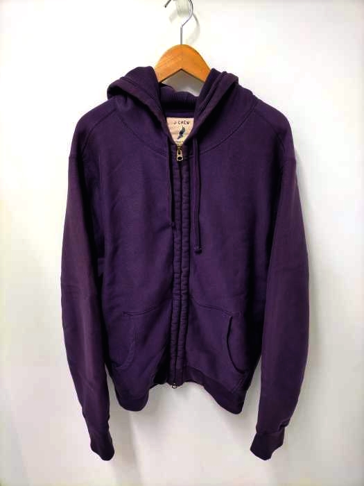ジェイクルー J.CREW VINTAGE FLEECE フロントポケット ダブルジップフーディ メンズ  L