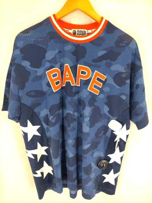 アベイシングエイプ A BATHING APE ゲームシャツ メンズ 表記無