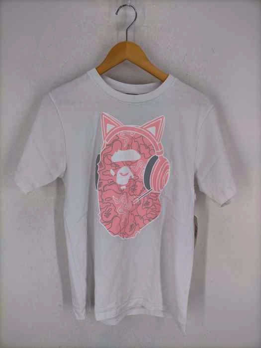 アベイシングエイプ A BATHING APE RAZER プリント半袖Tシャツ レディース JPN：M