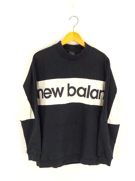 ニューバランス NEW BALANCE フロントロゴ モックネックスウェット メンズ JPN：M