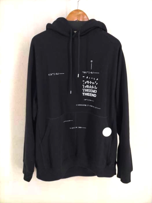 タカヒロミヤシタザソロイスト TAKAHIRO MIYASHITA The SoloIst. 21AW oversized geometric morse code hoodie メンズ JPN：46