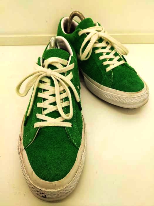 コンバース CONVERSE ONE STAR OX SHOES GREEN メンズ JPN：26.5