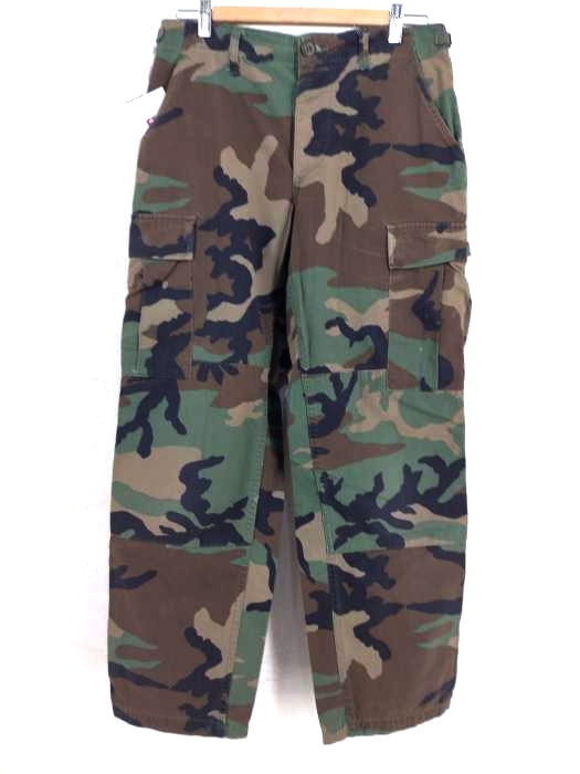 ユーエスアーミー US ARMY カモ柄カーゴパンツ メンズ  SMALL-SHORT