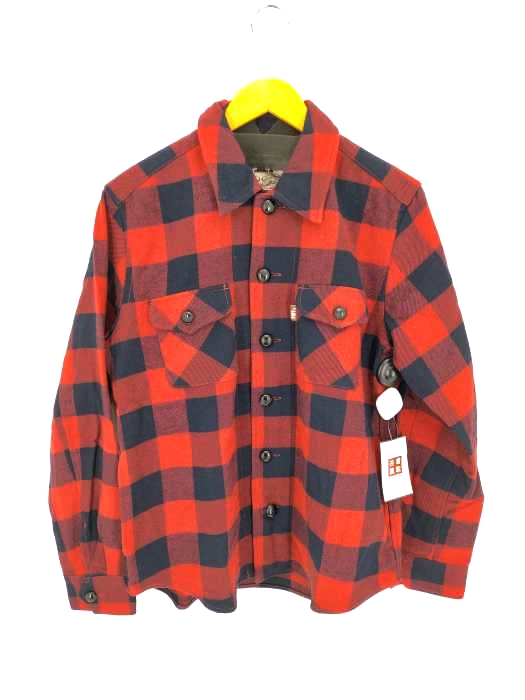 ティーエムティー T.M.T COTTON-WOOL BUFFALO CHECK SHIRTS メンズ JPN：L