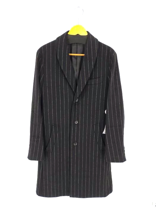メンズティノラス MENS TENORAS チョークストライプ シングルチェスターコート メンズ JPN：L