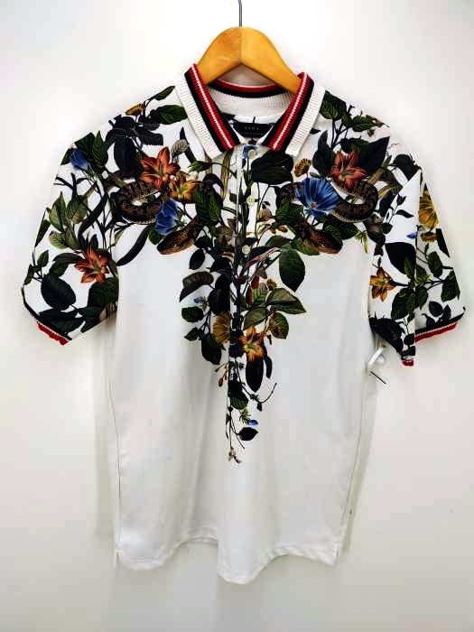 ZARA(ザラ) ボタニカルポロシャツ メンズ JPN：M