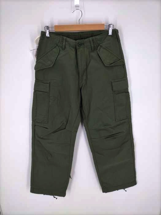 ALPHA INDUSTRIES(アルファインダストリーズ) コットンバックサテン M-65 カーゴパンツ メンズ JPN：S