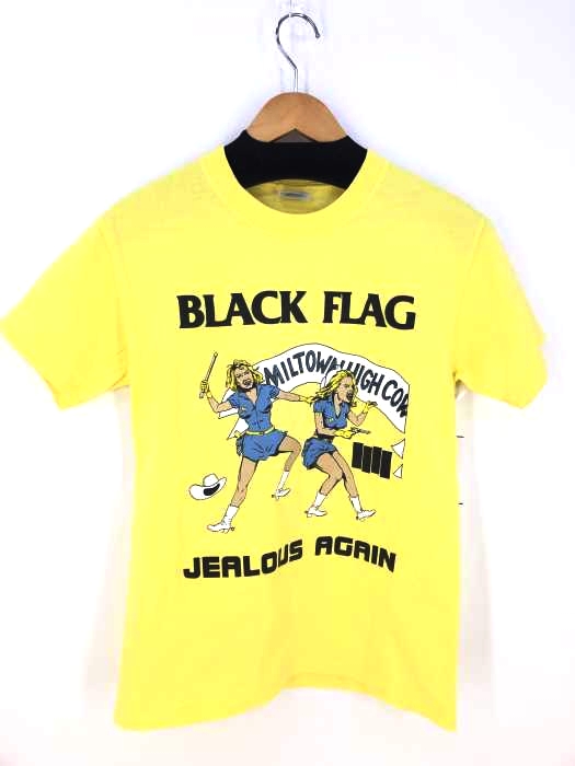 Hanes(ヘインズ) black flag 半袖Tシャツ メンズ  S