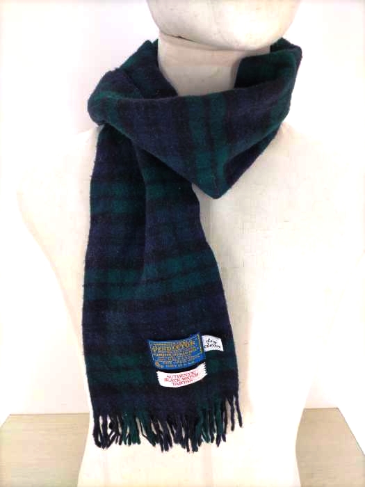 PENDLETON(ペンドルトン) 70S USA製 ブラックウォッチ マフラー メンズ 表記無