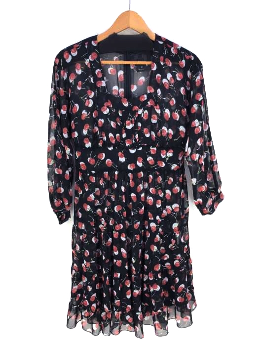 ANNA SUI(アナスイ) チェリ―パターンシースルーワンピース レディース  2