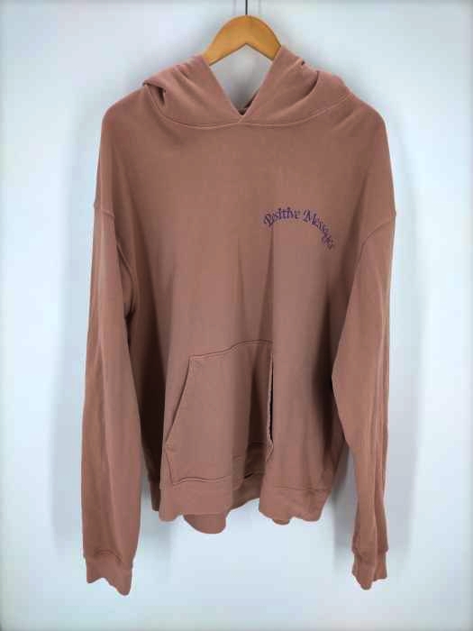 USED古着(ユーズドフルギ) positive messages 両面プリントプルオーバーパーカー メンズ JPN:XL