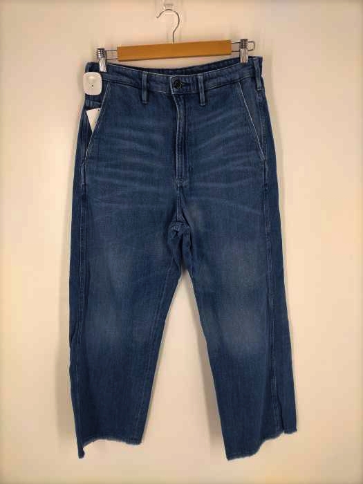 G-STAR RAW(ジースターロー) lintell high dad wmn カットオフワイドデニムパンツ レディース  27/30