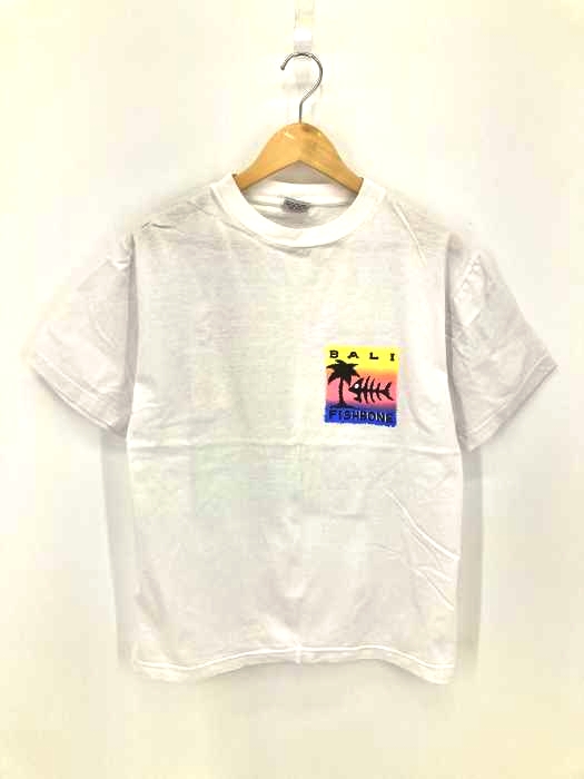 USED古着(ユーズドフルギ) {{FiSH BONE}} FISH BONE BALI 両面プリントTシャツ メンズ  M