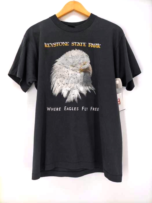 USED古着(ユーズドフルギ) 90S SCREEN STARS BESTボディ USA製 EAGLES プリント シングルステッチ Tシャツ メンズ import：L