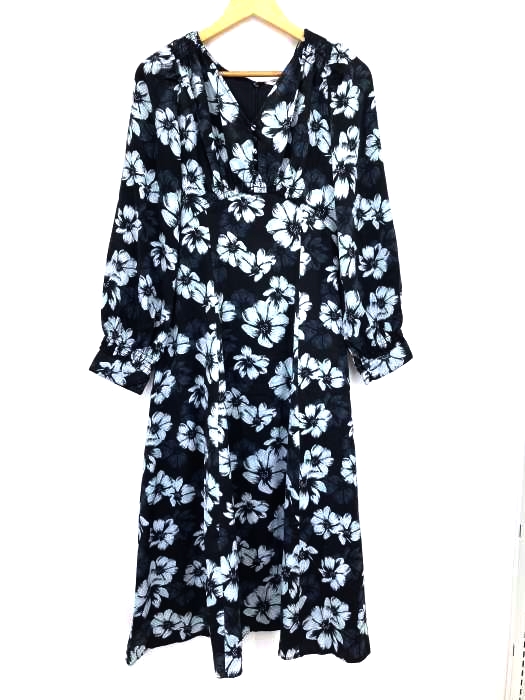 moussy(マウジー) MONOTONE FLOWER DRESS レディース  1
