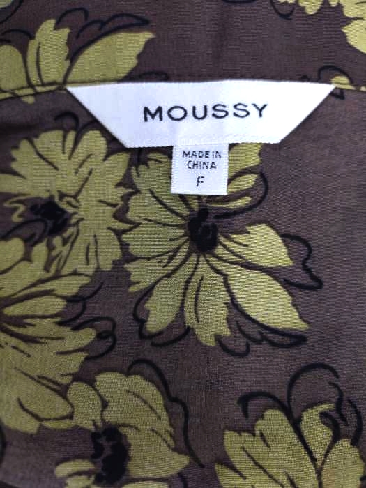 moussy(マウジー) FLORAL SHEER LONG SHIRT レディース  FREE
