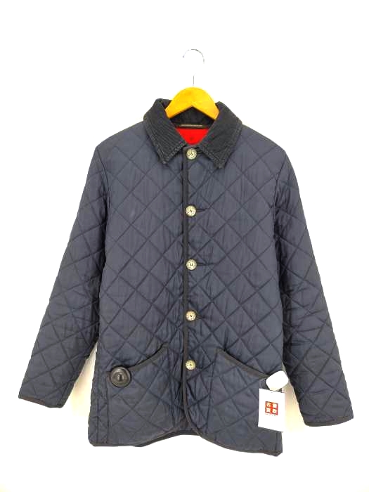 MACKINTOSH SCOTLAND(マッキントッシュスコットランド) スコットランド製 襟コーデュロイ キルティング 中綿 コート メンズ UK：38