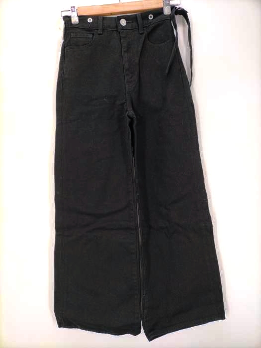 moussy(マウジー) SUSPENDER WIDE FLARE DENIM レディース JPN：0