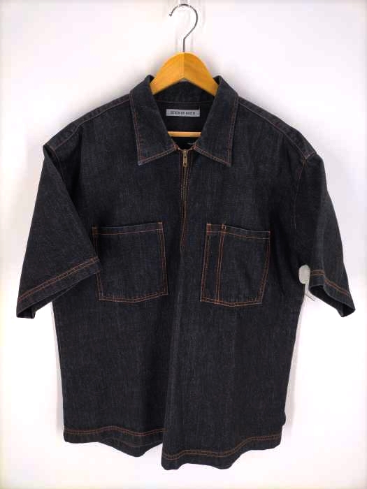 SEVEN BY SEVEN(セブンバイセブン) 22ss UNI HALF ZIP SHIRT ユニハーフジップシャツ メンズ JPN：L