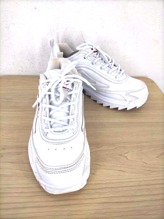 FILA(フィラ) DISTORTER HEART 厚底スニーカー レディース  24.5