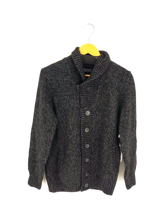 BARNEYS NEWYORK(バーニーズニューヨーク) アルパカ混 エルボーパッチ ショールカラーカーディガン メンズ JPN：M