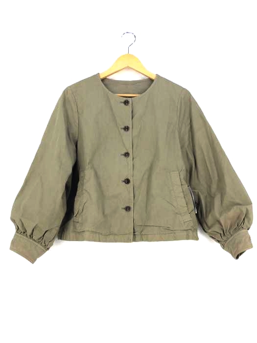 ネストローブ nest Robe コットンリネンツイルパフスリーブジャケット レディース FREE SIZE