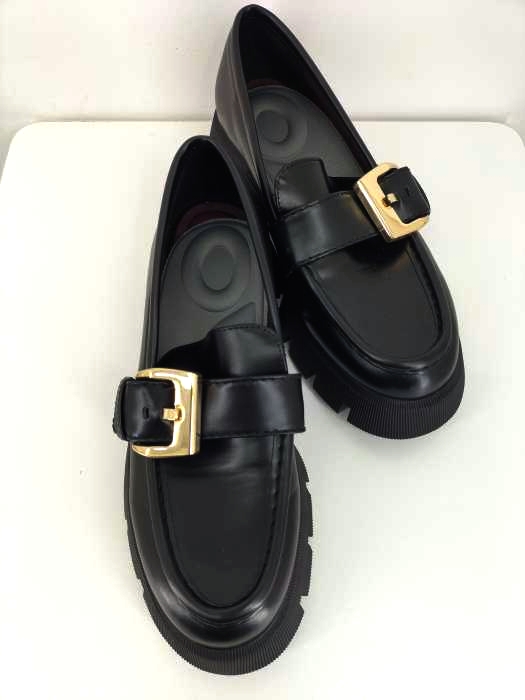 ザラ ZARA チャンキーソールローファー レディース  EU 37