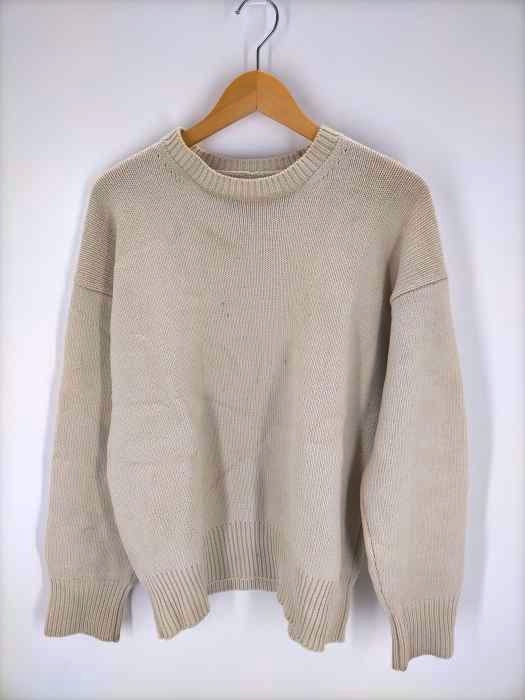オーラリー AURALEE 17AW FELT WOOL YARN KNIT P/O メンズ JPN：4