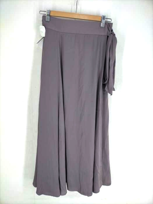 ミラオーウェン Mila Owen 21SS サテンマキシ丈巻きスカート レディース ONE SIZE
