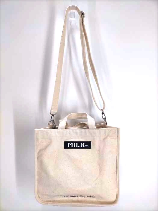 ミルクフェド MILK FED EMBROIDERED BAR SHOULDER BAG W/STRAP レディース 表記無