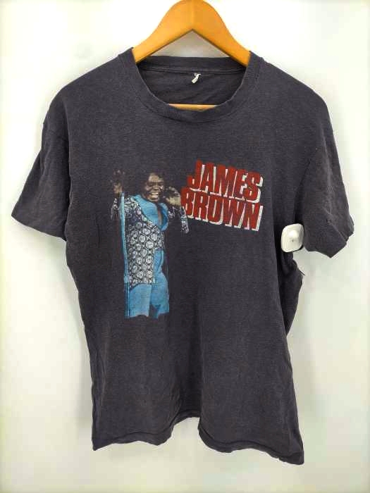 スクリーンスターズ SCREEN STARS 80S 白タグ JAMES BROWN Tシャツ 裾袖シングルステッチ メンズ 表記無