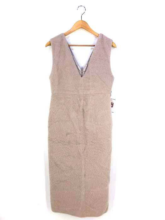 ボールジー BALLSEY アルパカシャギーVネックワンピース レディース  34