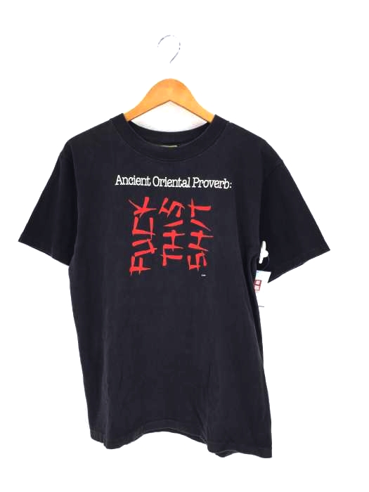 USED古着(ユーズドフルギ) LAKE STREET SHIRTS プリントクルーネックTシャツ MADE IN U.S.A メンズ import:L