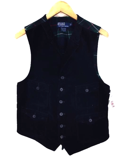 Polo by RALPH LAUREN(ポロバイラルフローレン) ベロア ベスト メンズ JPN：L