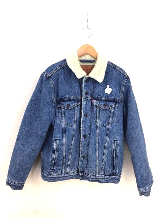 Levis(リーバイス) バックプリントシェルパトラッカーボアジャケット メンズ JPN：M