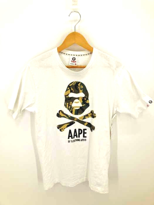 Aape BY BATHING APE(エーエイプバイアベイシングエイプ) プリントTシャツ メンズ  M