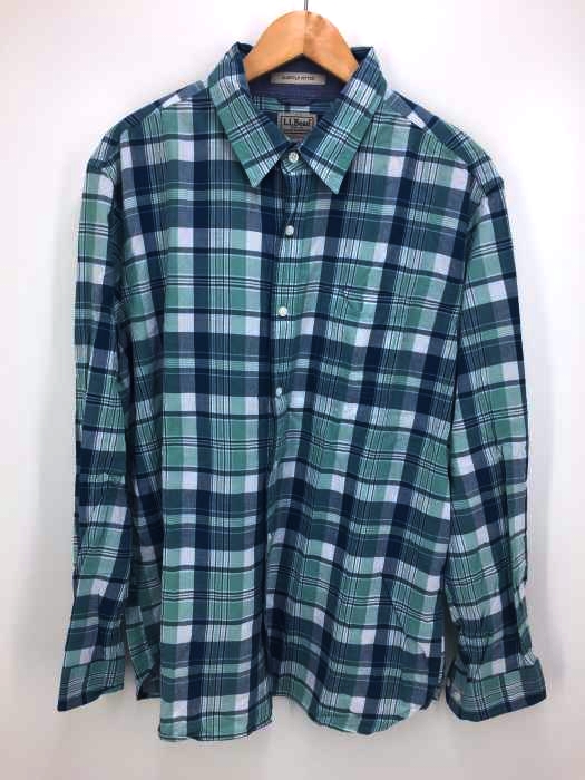 L.L.Bean(エルエルビーン) SLIGHTLY FITTED チェックシャツ メンズ JPN：L