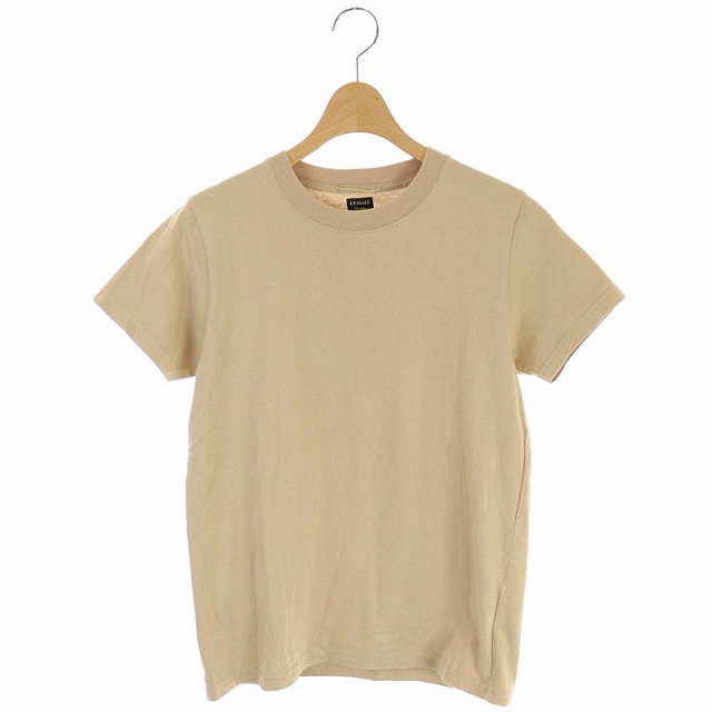 JOURNAL STANDARD Lessage(ジャーナルスタンダードレサージュ) 19SS 16テンジク Tシャツ カットソー 半袖 無地 クルーネック ベージュ /AA ■OS レディース  サイズ表記なし