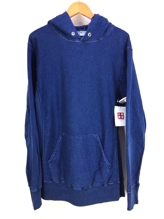 Champion(チャンピオン) REVERSE WEAVE インディゴ染プルオーバー メンズ  XL