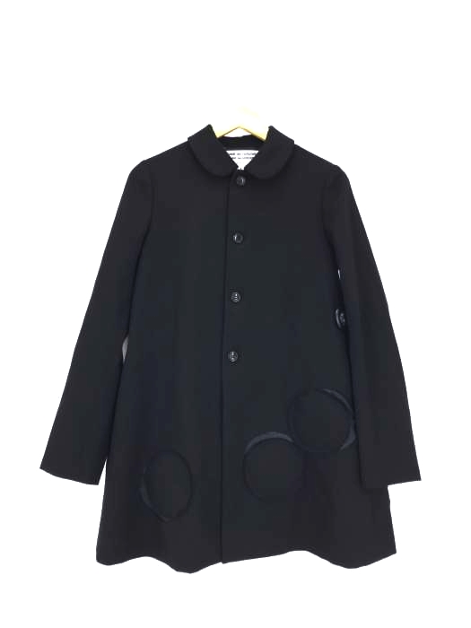 COMME des GARCONS COMME des GARCONS(コムデギャルソンコムデギャルソン) 丸襟 丸装飾デザイン Aライン コート レディース JPN：1