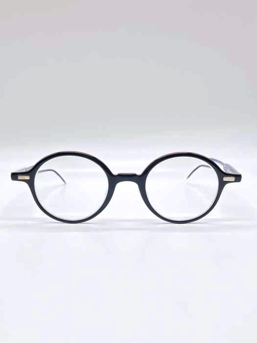 THOM BROWNE(トムブラウン) オーバル型 プラスティックフレーム眼鏡 メンズ 表記無