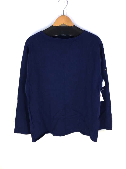 SAINT JAMES(セントジェームス) エルボーパッチ ボートネックTシャツ バスクシャツ メンズ US：42