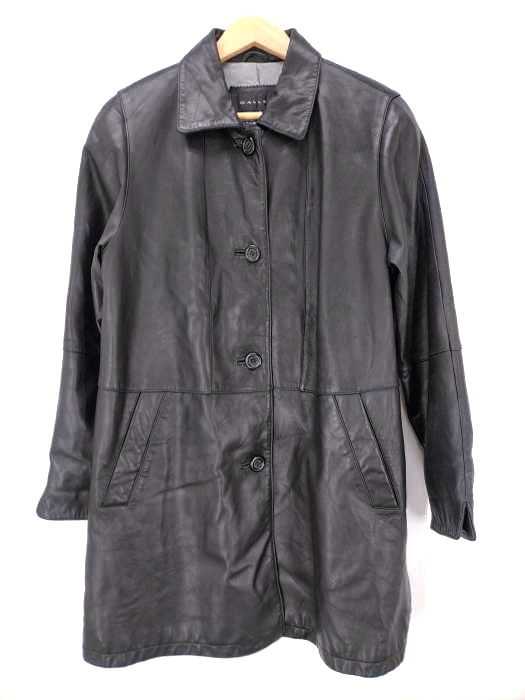 USED古着(ユーズドフルギ) {{GALLERY}} ステンカラーレザーコート メンズ import：S