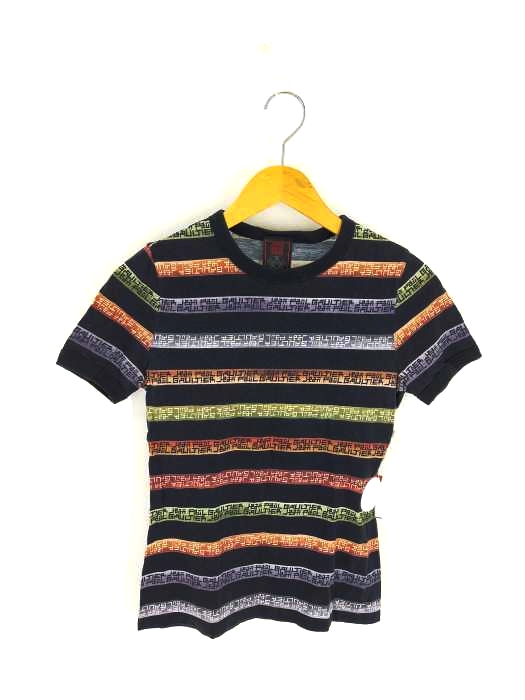 Jean Paul GAULTIER CLASSIQUE(ジャンポールゴルチエクラシック) 総柄 クルーネックTシャツ レディース FR：40